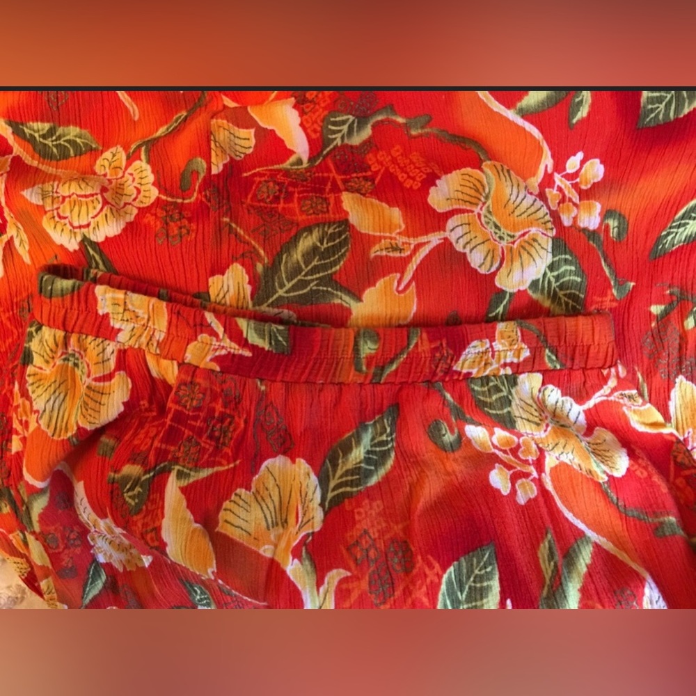 Rayon Tropical Maxi Skirt - Picture 3 of 6